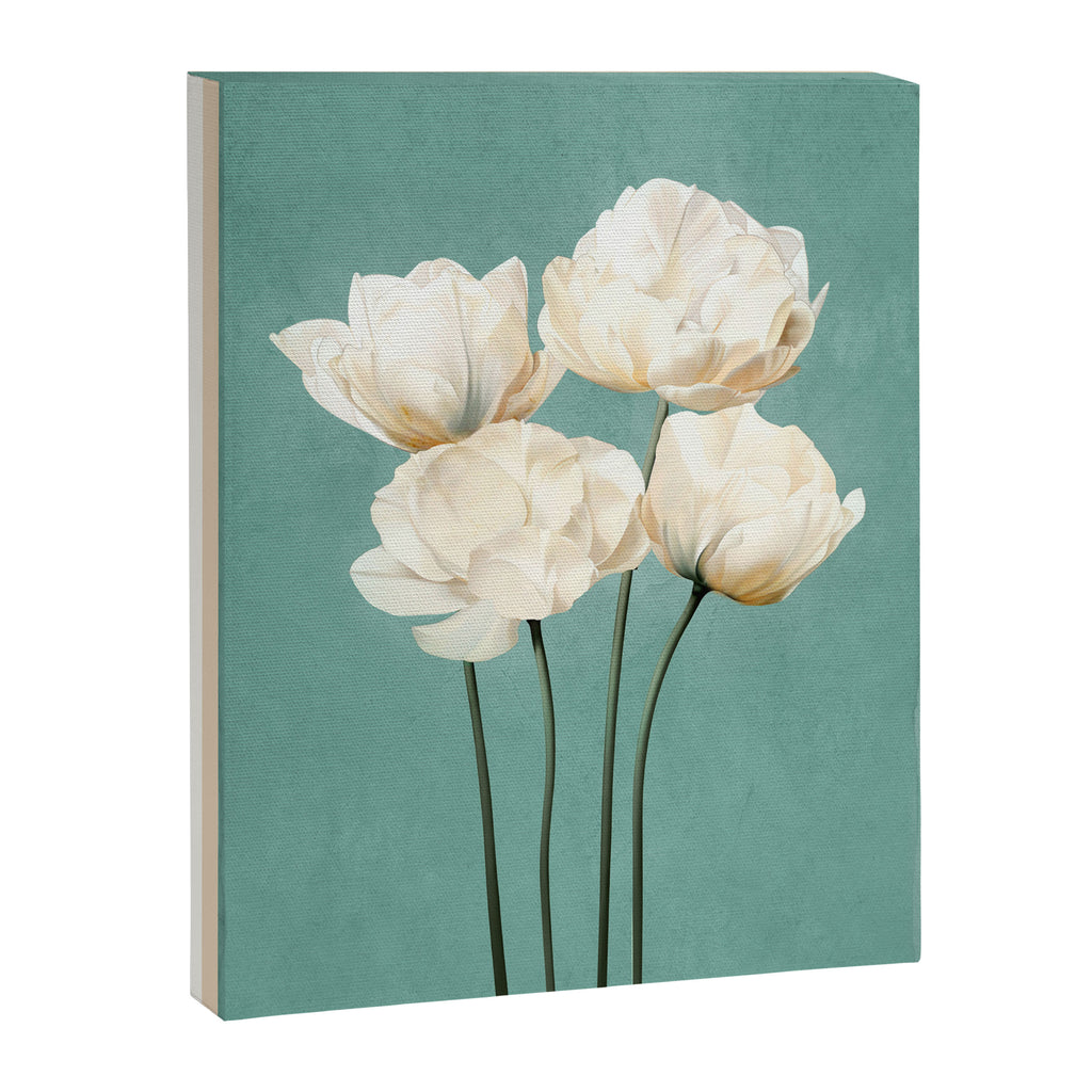 White Flowers 3 Canvas Print Gallery Image 6