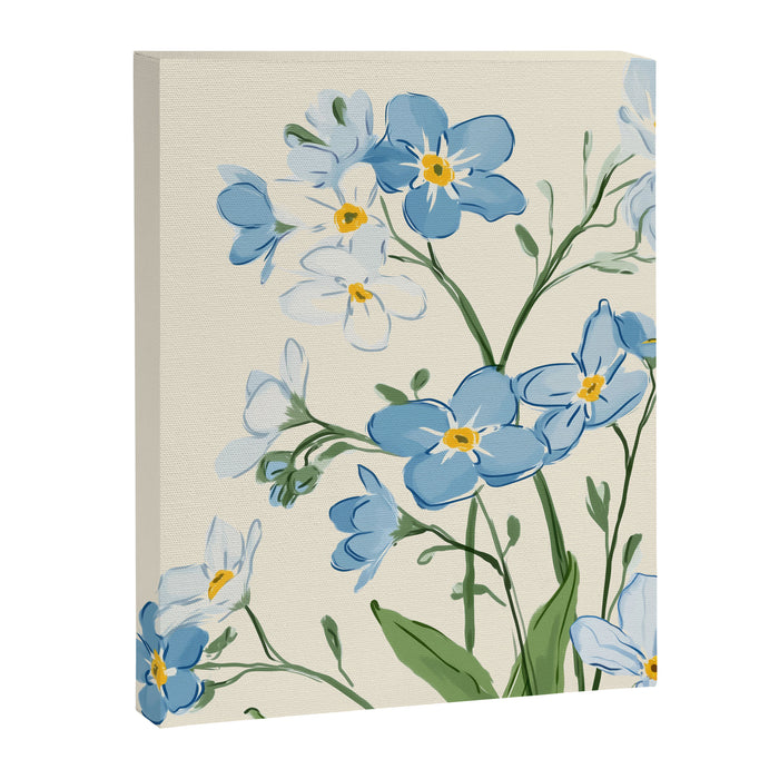 Wildflower Garden in Soft Tones Canvas Print Gallery Image 1