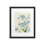 Wildflower Garden in Soft Tones Framed Art Print Gallery Image 5
