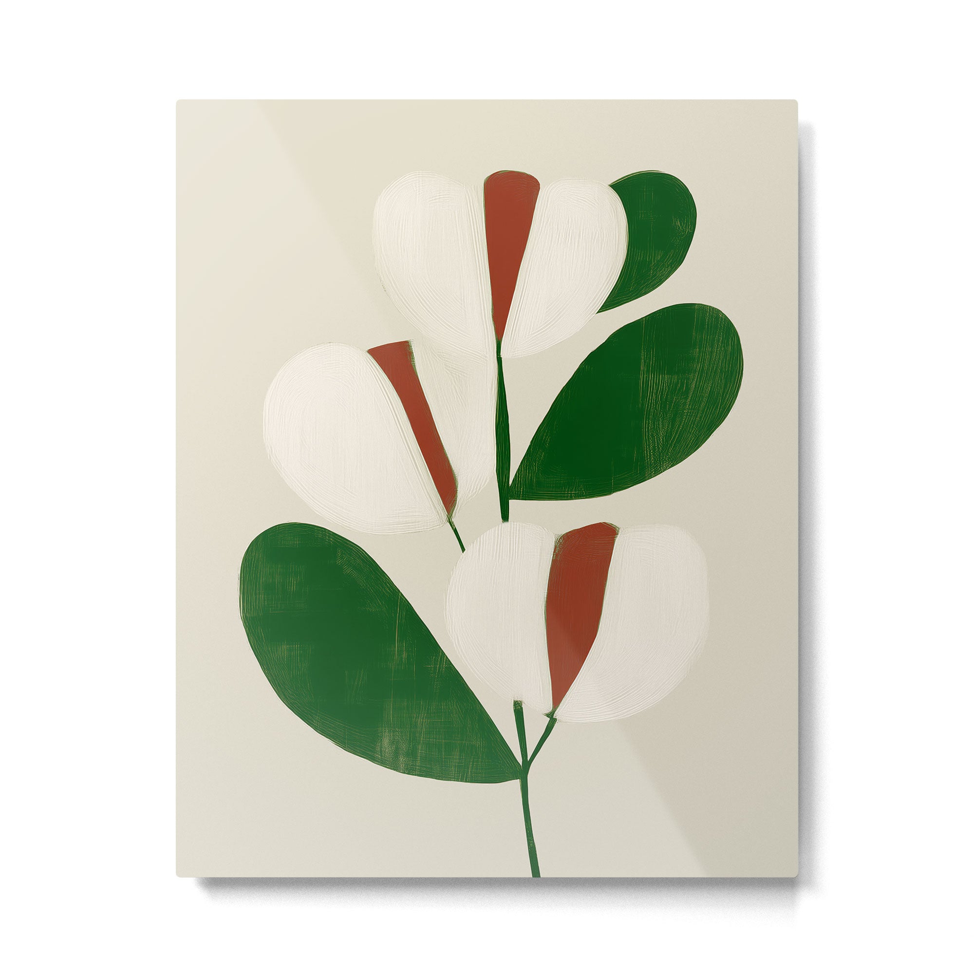 Winter Petals Metal Print Gallery Image 4