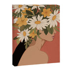 Woman With Flowers 2 Canvas Print Gallery Image 6