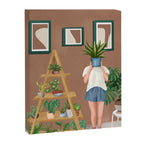 Wooden floors, walls and window sills Canvas Print Gallery Image 6