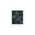 Atlas Moth  Mushroom Night Art Print Gallery Image 1