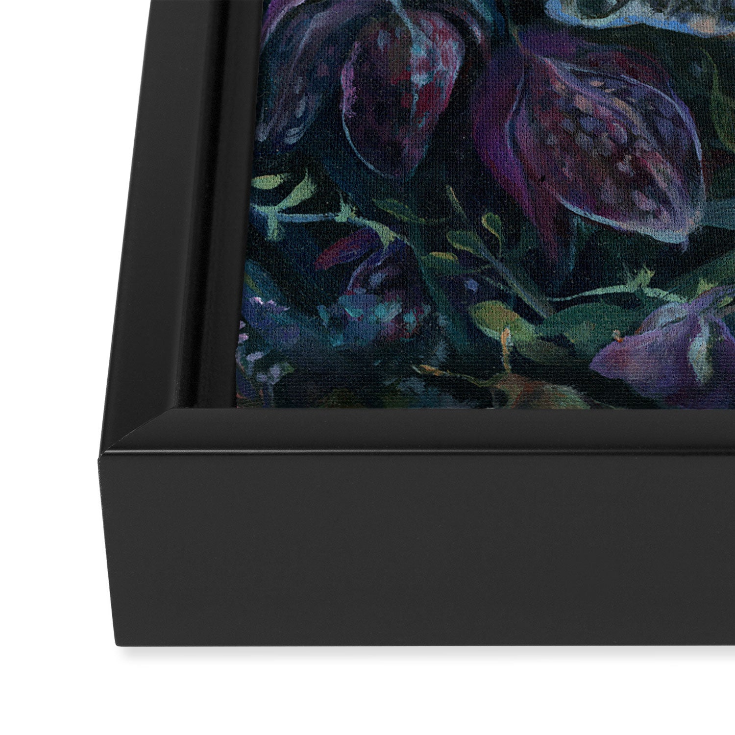 Atlas Moth  Mushroom Night Framed Canvas Print Gallery Image 3