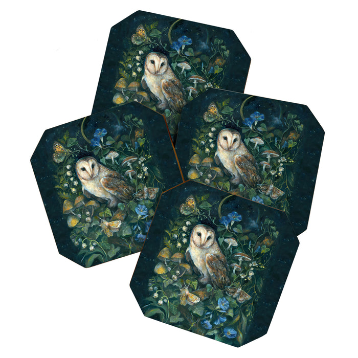 Barn Owl Forest Coaster Gallery Image 1
