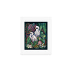 Begonia Egret  Art Print Gallery Image 1