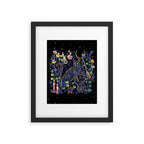 Black Cat Framed Art Print Gallery Image 6