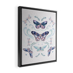 Butterflies painting Framed Canvas Print Gallery Image 2