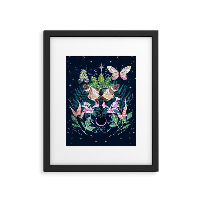 Cicada Moon Framed Art Print Gallery Image 1