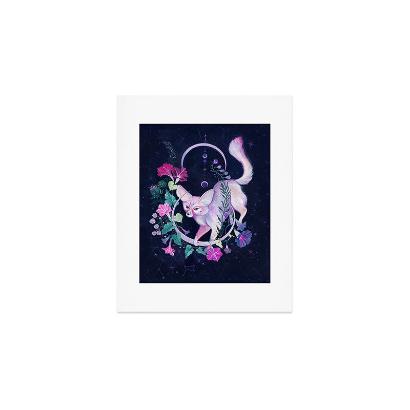 Cosmic Fox Art Print Gallery Image 1