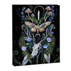 Deer Skull Crystals Garden Canvas Print Gallery Image 8
