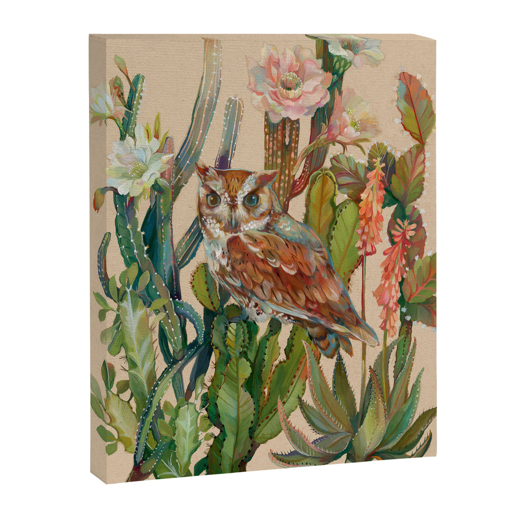 Desert Owl Canvas Print Gallery Image 8