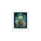 Ferret and Moth Art Print Gallery Image 1