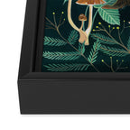 Ferret and Moth Framed Canvas Print Gallery Image 3