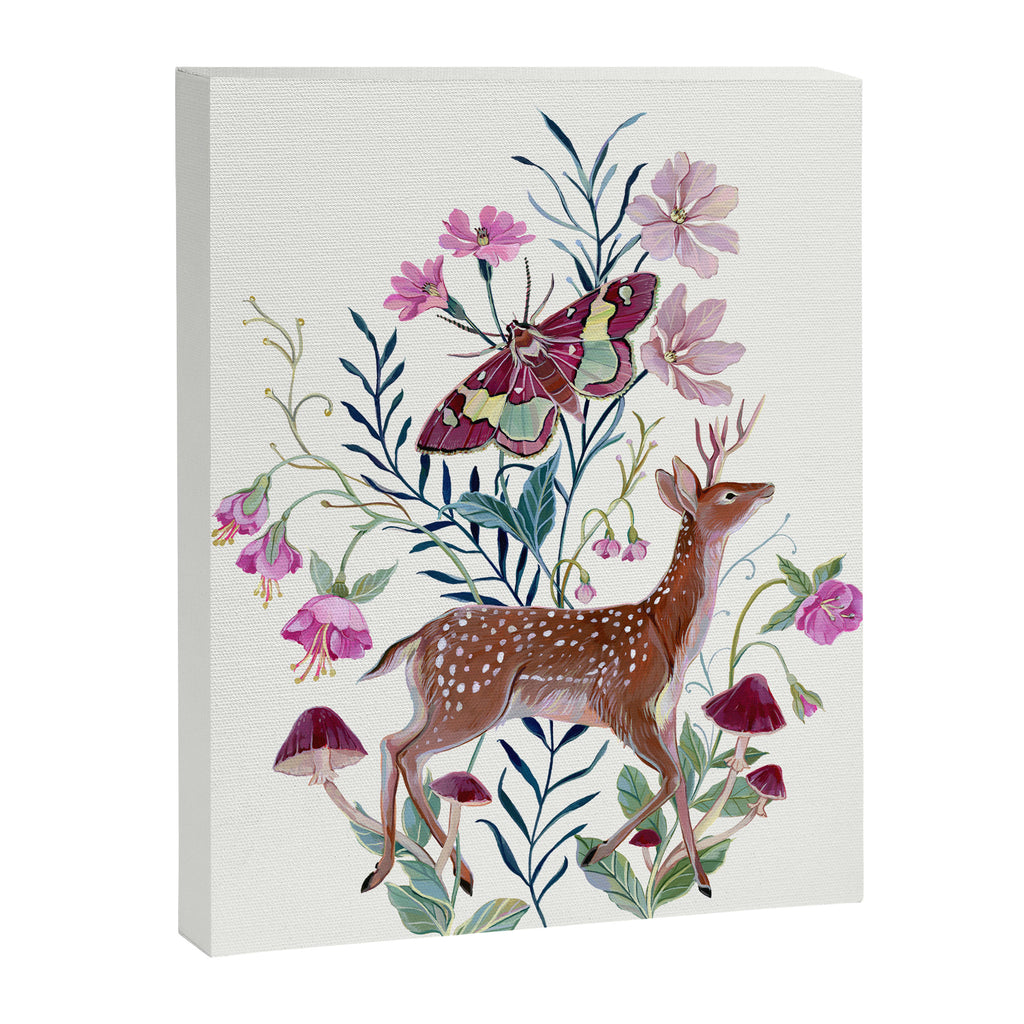 Floral Deer Canvas Print Gallery Image 8