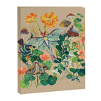 Floral Luna Moth Canvas Print Gallery Image 8