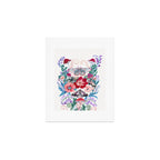 Floral moth painting Art Print Gallery Image 1