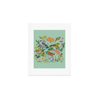 Flower Birds Garden Art Print Gallery Image 1