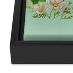 Flower Birds Garden Framed Canvas Print Gallery Image 3