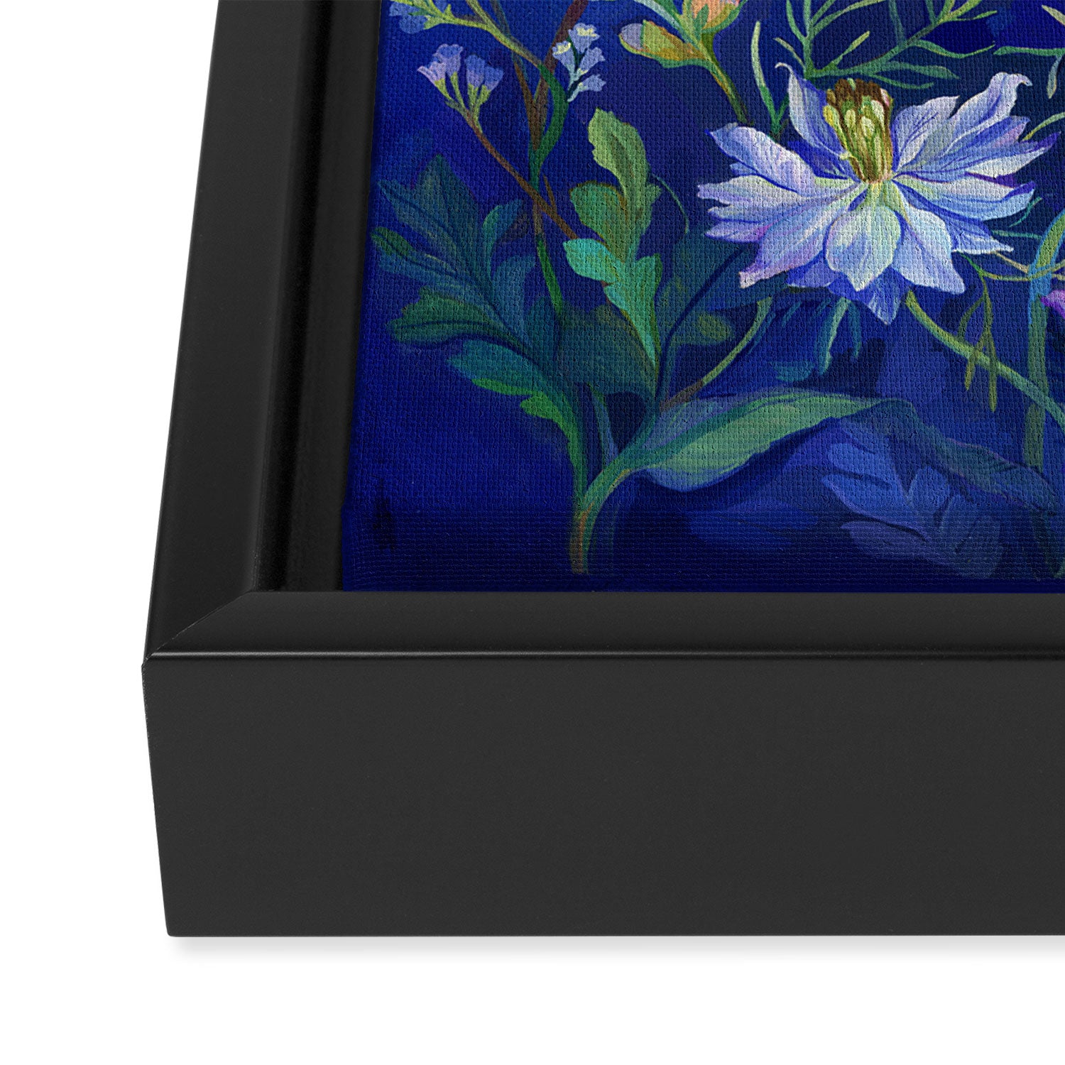 Flower Garden Owls Framed Canvas Print Gallery Image 3