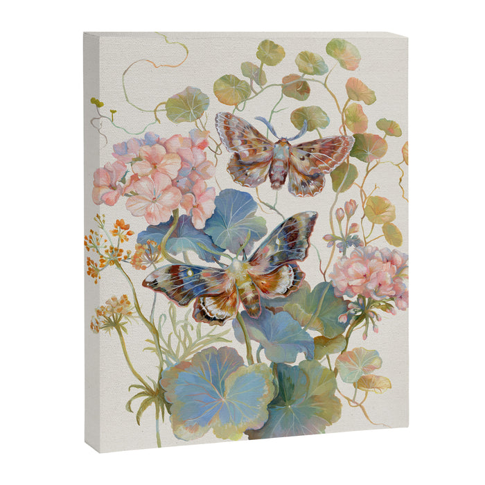 Geranium Moths Canvas Print Gallery Image 1