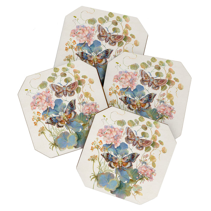 Geranium Moths Coaster Gallery Image 1