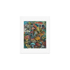 Magic Mushroom Garden Art Print Gallery Image 1