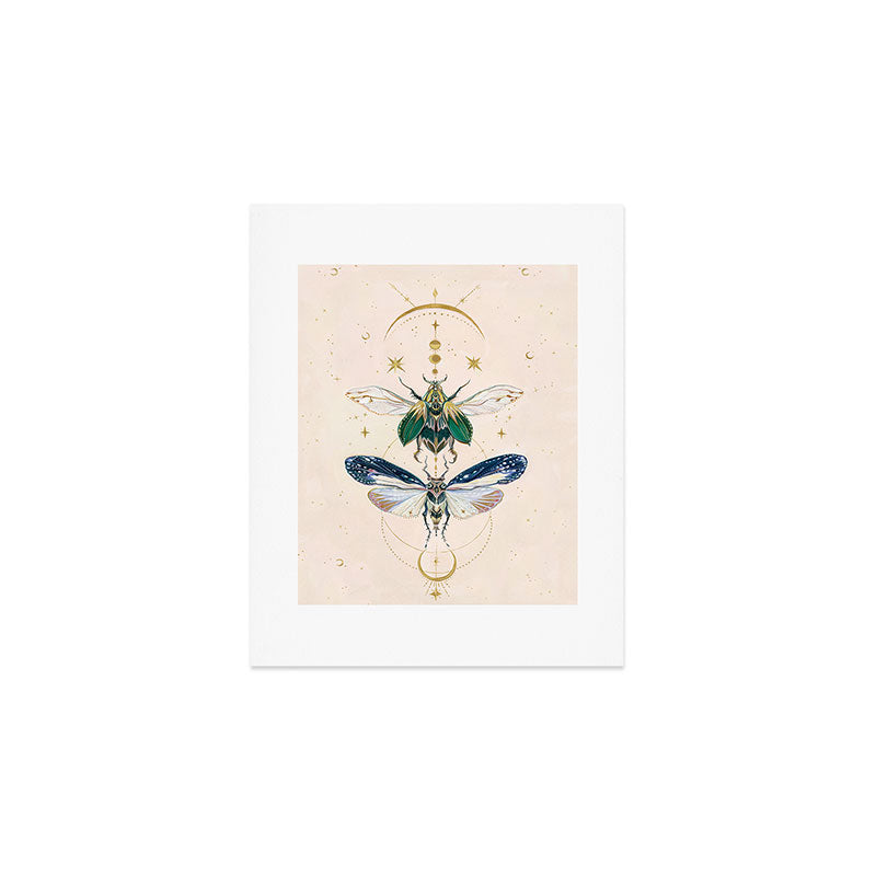 Moon insects Art Print Gallery Image 1