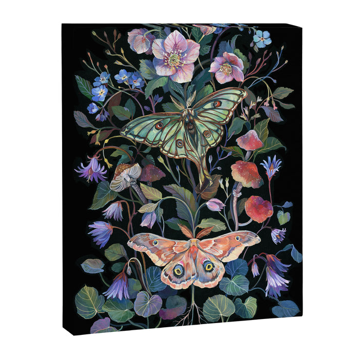 Moon Moth Mushroom Canvas Print Gallery Image 1