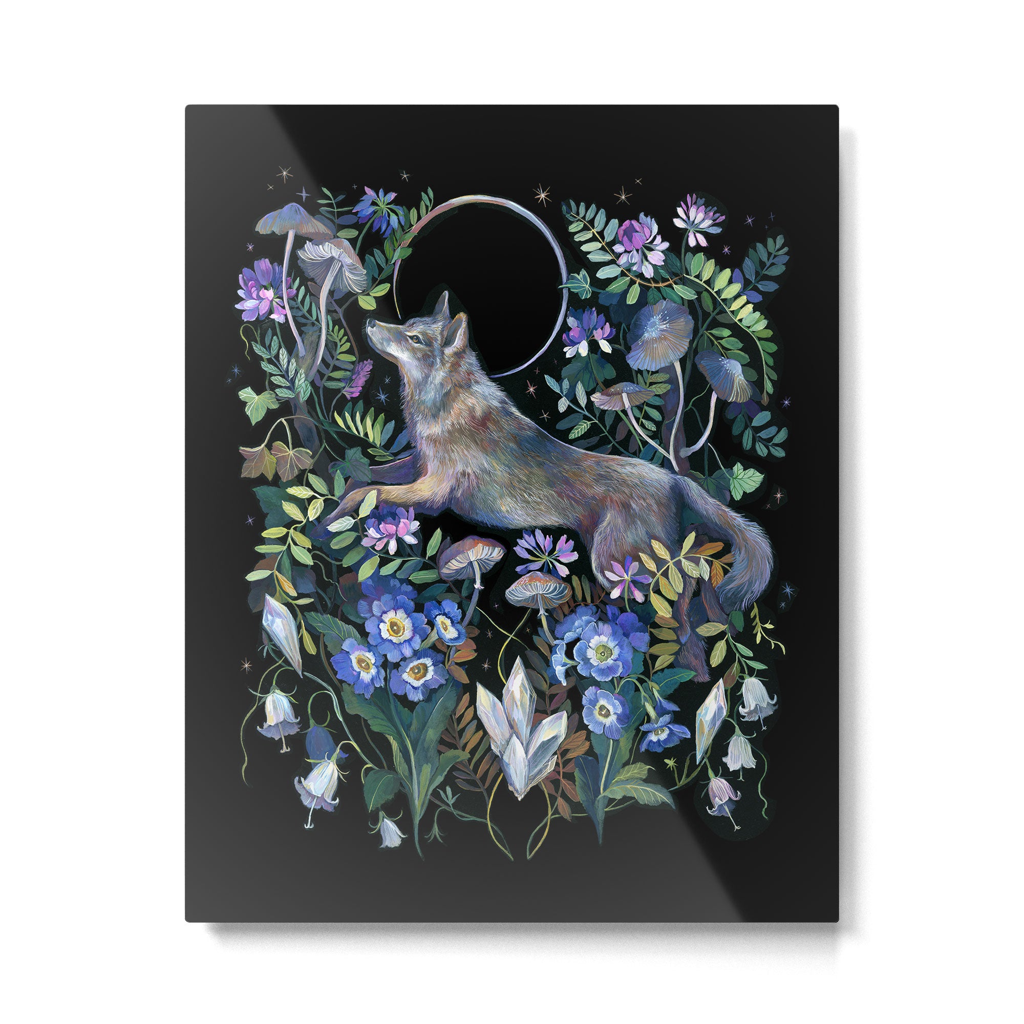 Moon Wolf Metal Print Gallery Image 6