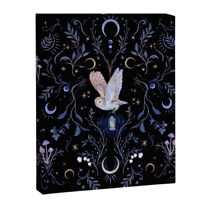 Moonlight Owl Canvas Print Gallery Image 1