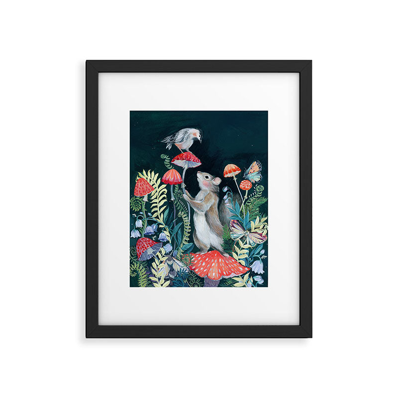 Mushroom garden Framed Art Print Gallery Image 5