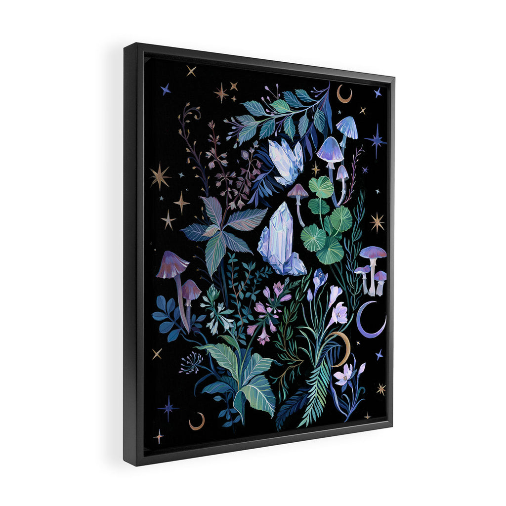 Mystical Garden Framed Canvas Print Gallery Image 2