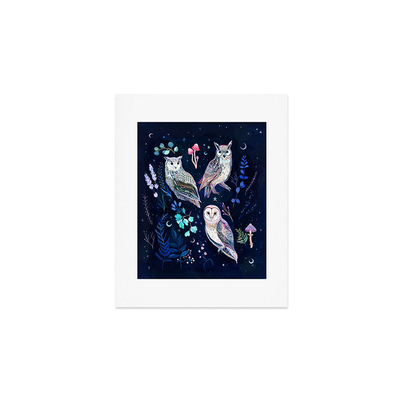 Night Owls Art Print Gallery Image 1