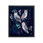 Night Owls Framed Canvas Print Gallery Image 8