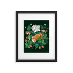 Strawberry Fox Framed Art Print Gallery Image 6