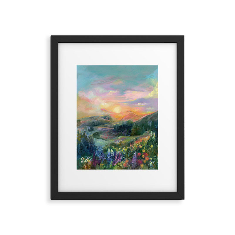 Sunset Landscape Framed Art Print Gallery Image 4