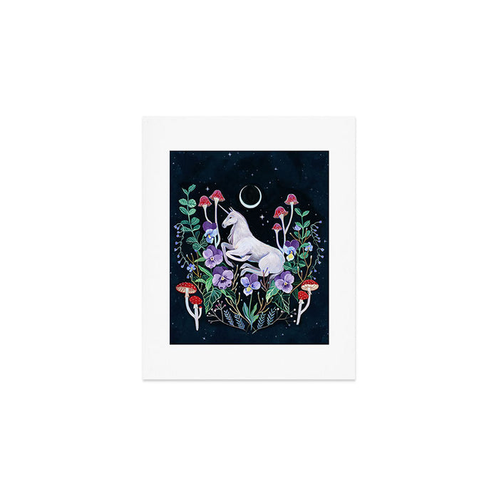 Unicorn Garden Art Print Gallery Image 1