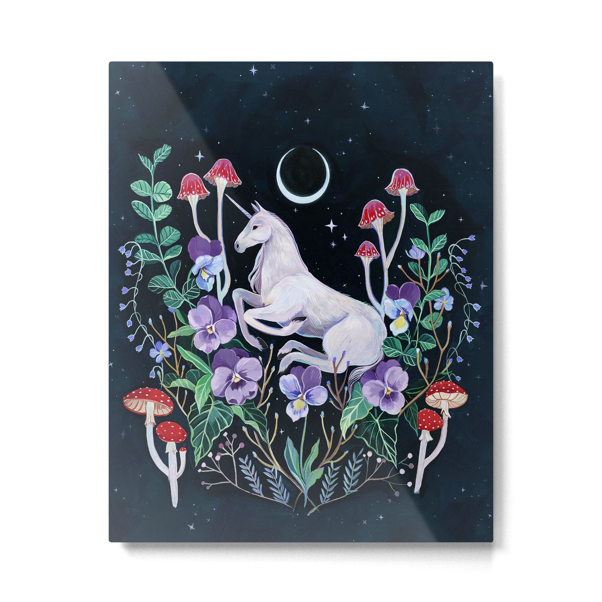 Unicorn Garden Metal Print Gallery Image 6