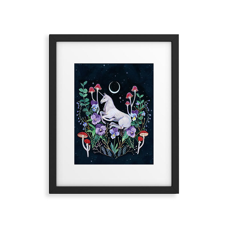 Unicorn Garden Framed Art Print Gallery Image 6