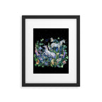 Unicorns Magical Rose Garden Framed Art Print Gallery Image 6