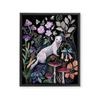 White Ermine Framed Canvas Print Gallery Image 8