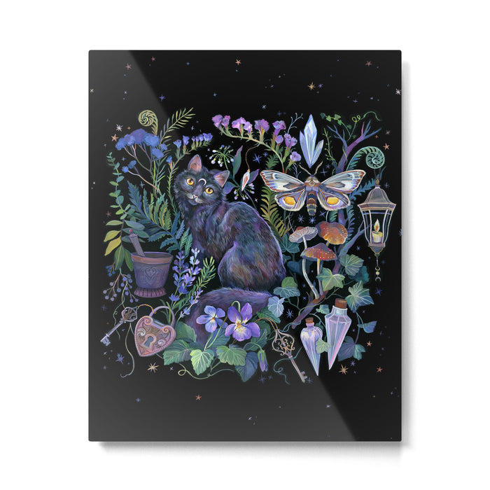 Witch Potion Garden Metal Print Gallery Image 1