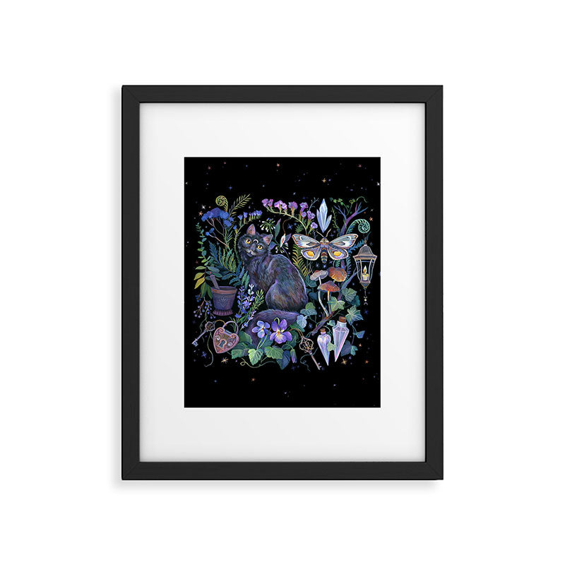 Witch Potion Garden Framed Art Print Gallery Image 6