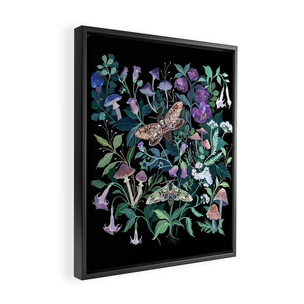 Witches Garden Framed Canvas Print Gallery Image 2