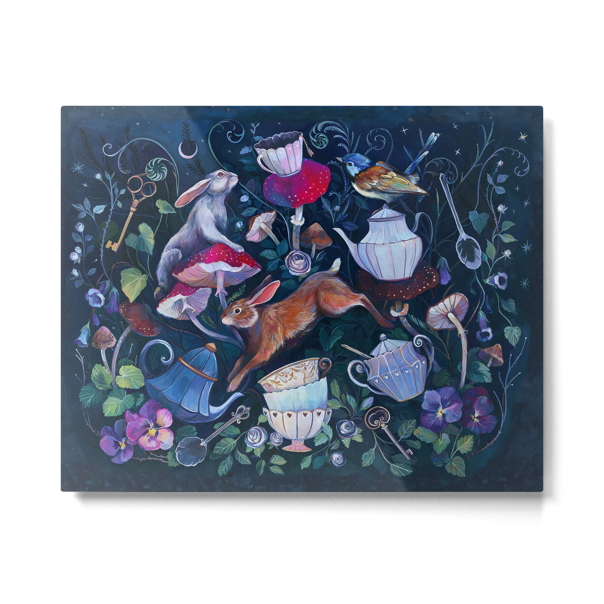 Wonderland Tea Party Metal Print Gallery Image 6