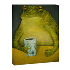 Toad's morning cup Canvas Print Gallery Image 6