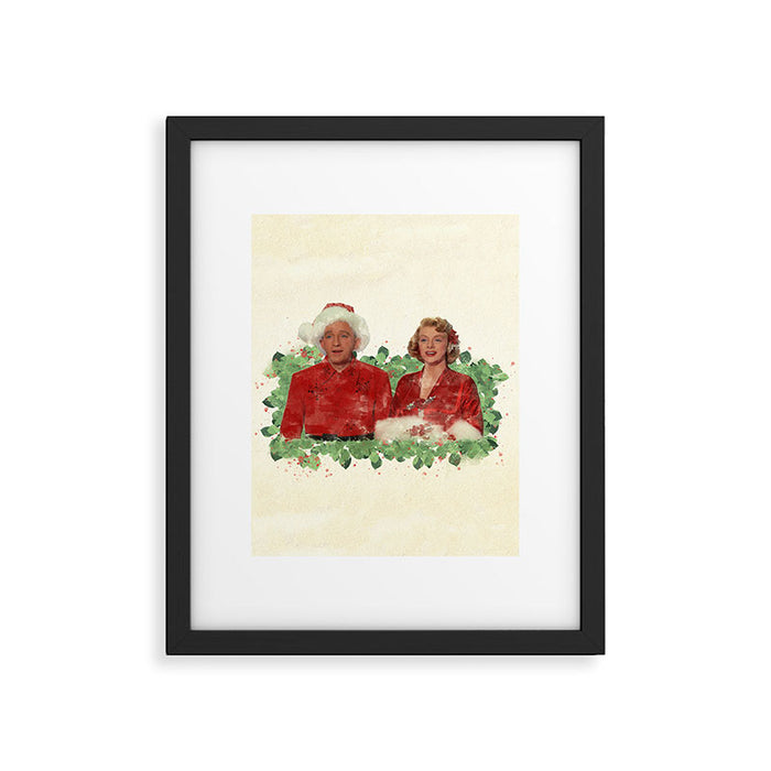 Bob & Betty (White Christmas) Framed Art Print Gallery Image 1