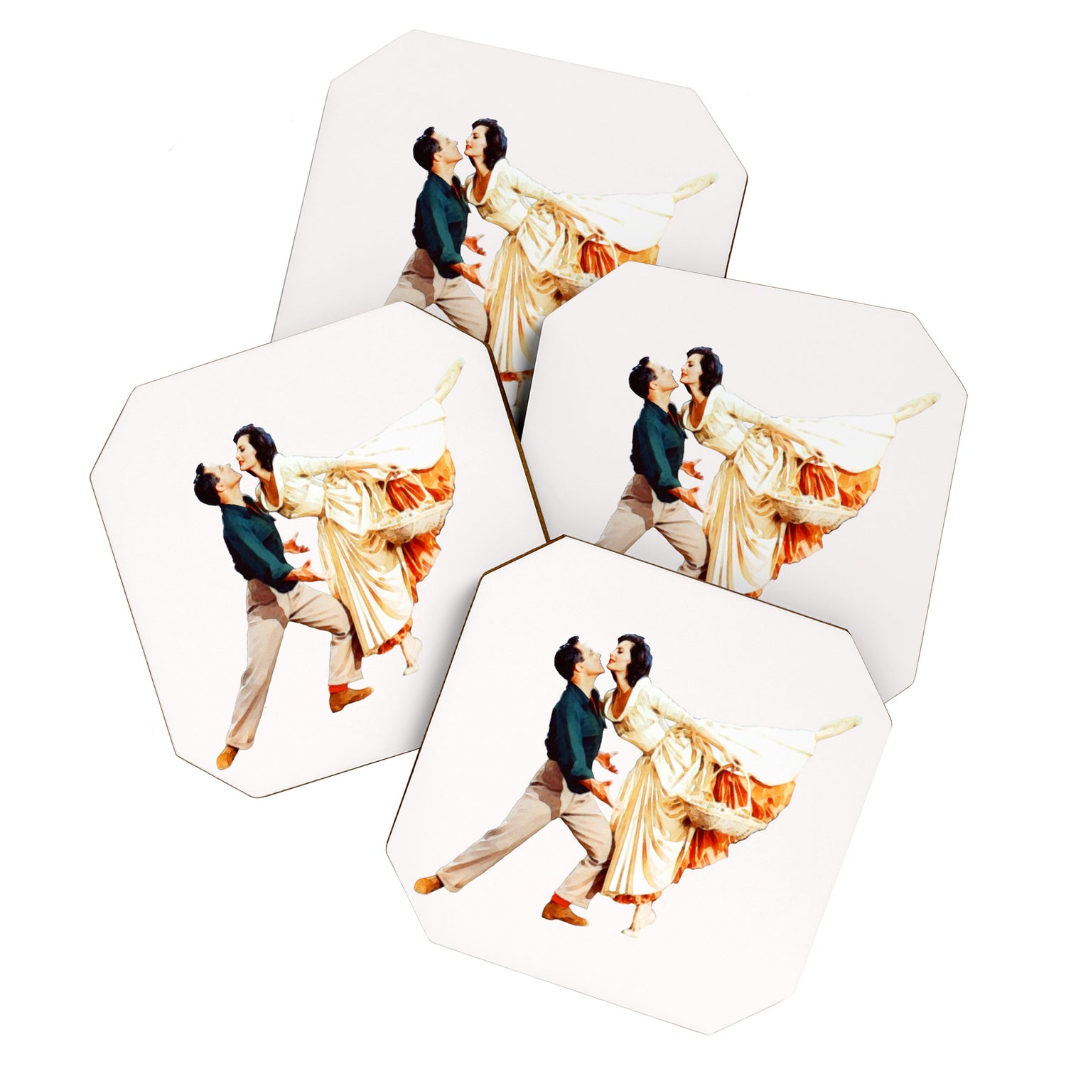 Gene Kelly and Cyd Charisse - Brigadoon Coaster Gallery Image 1