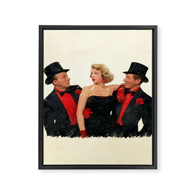 Mister Bones (White Christmas) Framed Canvas Print Gallery Image 8